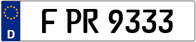 Truck License Plate